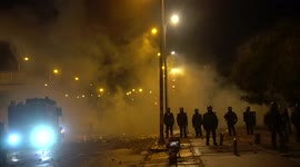 Clashes between police and protesters continue in Bogotá