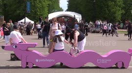 Petshop Days 2021 - the biggest pet festival in Russia went out in the Primorsky Victory Park just before EURO 2020, St Petersburg, Russia