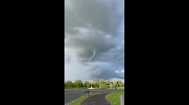 UK: Tornado-Like Funnel Cloud Spotted Over Sky Of Bristol