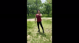 'Epic Baton Twirling Fail Caught on Camera '
