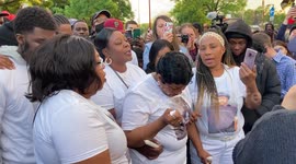 Hundreds of people attend vigil for 14-year-old boy who was stabbed to death in Birmingham, UK