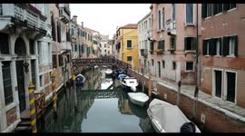 Venice during Covid19 lockdown, Italy, Europe,