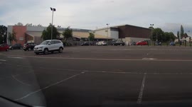 Van ladders versus Height restriction. Don't think anybody won here!
