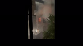 LAFD Battles Third Street Fire