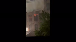 Third Street Fire in DTLA on 06/08/2021 Hours After Initial Explosions. LAFD continue to battle stubborn structure fire.