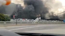 Fire breaks out at San Francisco International Airport garage