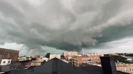 Lightning strikes New Jersey as severe thunderstorm slams Tri-State area