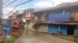 Dozens of buildings damaged by tropical storm in northeastern Thailand