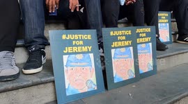 Protest against police general and former anti-apartheid freedom fighter’s dismissal