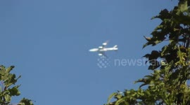 Air Force One AF1 82 8000 USAF Boeing VC 25A President Biden UK G7 Visit seen Cambridge UK 9june21 on way to Mildenhall