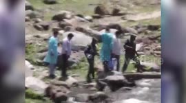 Army personnel and healthcare workers conduct vaccination drives in northern India