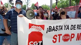 Concentración en los juzgados de Madrid, stop ley mordaza, y represión por los detenidos del 27F