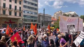 Greece: Labor Unions Go On 24-Hour General Strike Against Government’s New Labor Bill