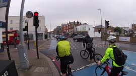 Same as some drivers, some minority of people on bikes are doughnuts