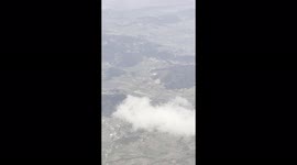 Aerial view of Mexico City in flight from Aero Mexico, AeroMexico, Aeromexico