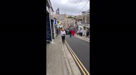 G7 Summit 2021: Extinction Rebellion Protesters March Through St. Ives 5