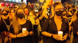 Feminist protests erupt in Spain after body of six-year-old girl Olivia found below sea off Tenerife