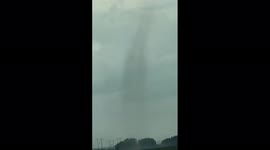 Possible tornado spotted near Kansas City, Missouri
