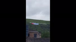 Huge ‘Unblock Cuba’ message appears on Irish hill for Joe Biden attending G7 Summit