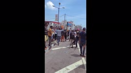 Police forcefully evict peaceful protesters from Gani Fawehinmi park, protesters regrouped at Ikeja to show solidarity.