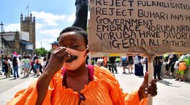 Nigerians protestors allege government genocide in Nigeria