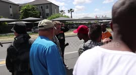 White Cape Town community attacks black members of South Africa's leftwing EFF party