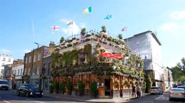 London's famous Churchill Arms pub gets ready for England's Euro 2020 opener