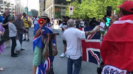 England supporters boo taking the knee gesture ahead of England vs Croatia match