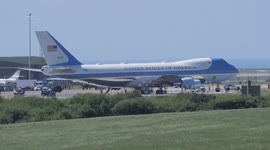 G-7 Summit: President Joe Biden and wife Jill depart Cornwall Airport for Windsor Castle