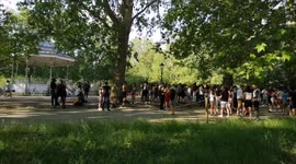 Dancers Gathering In Huge Numbers In Hyde Park