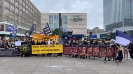 Germany: HK Supporters Hold Rally To Mark 2nd Anniversary Of Uprising