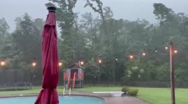 US: Severe Storm Sweeps Through Mississippi State With Heavy Rains And Flooding