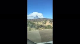 US: Telegraph Fire Captured In Time Lapse In Arizona