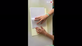 'Flawless Montage of Artist Making a Notebook from Scratch'