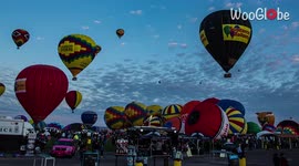 'Albuquerque International Balloon Fiesta (Oct 8, 2019) - Timelapse'