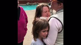 Two girls burst into tears as mum surprises them with puppy