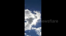 Rare solar eclipse in Dublin, Ireland