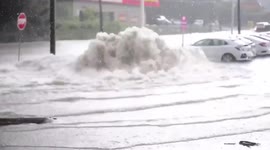 Flash flooding in Pennsylvania is sight to behold