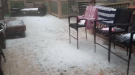 Georgia slammed with marble-sized hail during thunderstorm