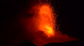 Mount Etna erupts in Sicily, red-hot lava spews into air