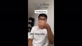 Magician Shows 4 Ways to Make a Card Disappear Using Sleight of Hand