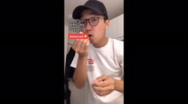 Don't blink! Slick magician shows series of sleight of hand tricks