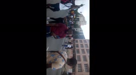 June 12th protesters mock Ministry of justice in Abuja, chanting
