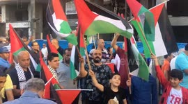 Gaza City holds anti-Israeli march as ultra-nationalists march in Jerusalem