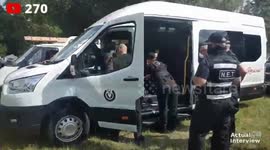 Failed eviction attempt of 'Lovedown' protesters on Shepherd's Bush Green in London
