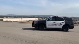 US: Brush Fire Breaks Out In Santa Fe Dam Area In California