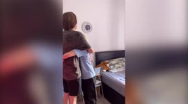 Heartwarming moment UK teen gifts little brother a console after saving up to buy Playstation 5