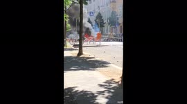 Germany: Leftist Protesters Clash With Police, Set Fire To Barricades In Berlin
