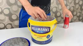YouTuber makes handy drinks cooler from plastic container