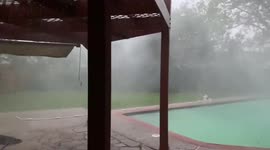 Southern Texas hit with heavy rains and wind from possible tropical storm